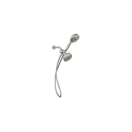Moen Hydro Energetix 8-Function 4.75 Diameter Showerhead with Handshower in Spot Resistant Nickel 200C0SRN